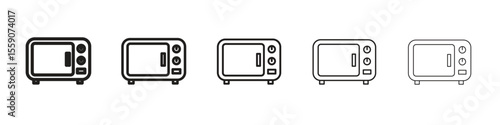 Microwave icon vector, Symbol, logo illustrations