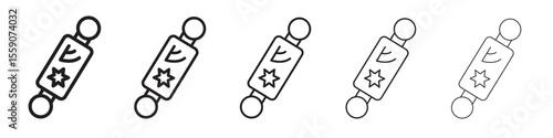 Mezuzah icon vector design element vector eps 10