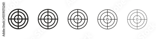 Gun target icon vector design element vector eps 10
