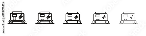 Generator icon vector design element vector eps 10