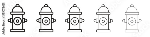 Fire hydrant icon vector, Symbol, logo illustrations