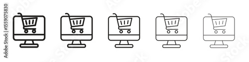 E commerce platform icon vector design element vector eps 10