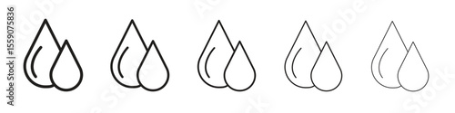 Drop icon vector design element vector eps 10