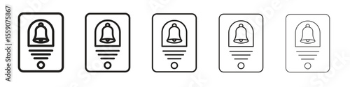 Doorbell icon vector design element vector eps 10