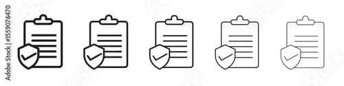 Contract coverage icon vector design element vector eps 10
