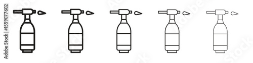 Blowtorch icon vector design element vector eps 10