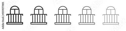 Balcony icon vector design element vector eps 10