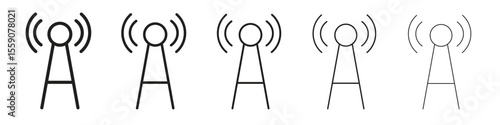 Antenna icon vector, Symbol, logo illustrations
