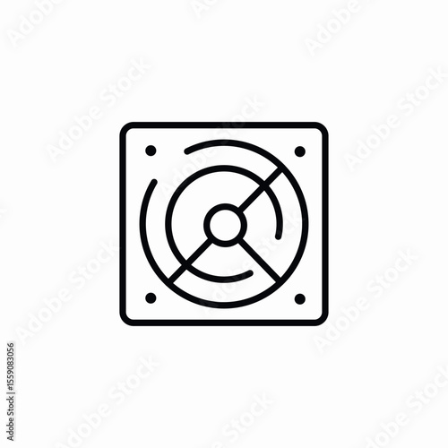 air system icon sign vector