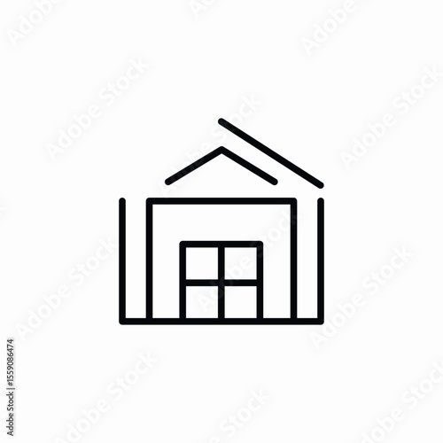 storage room icon sign vector