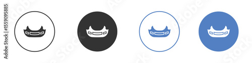 Car bumper icon