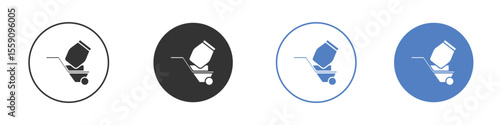 Cement mixer icon