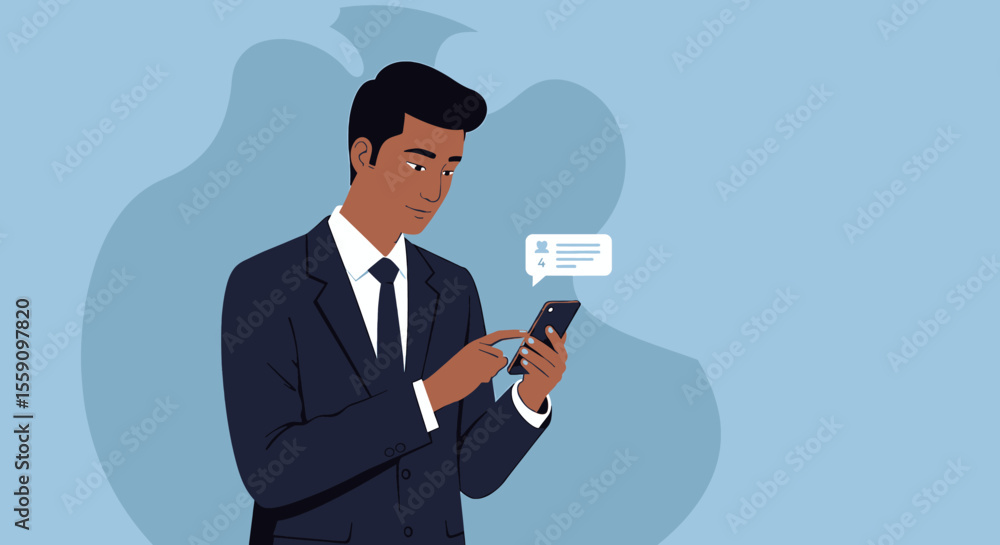a man in a suit is holding a cell a man in a suit is holding a cell