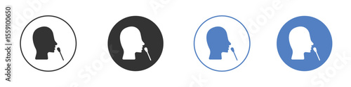 Nasal swab icon