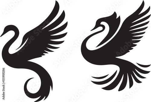 Fenix Vector logo Silhouette 