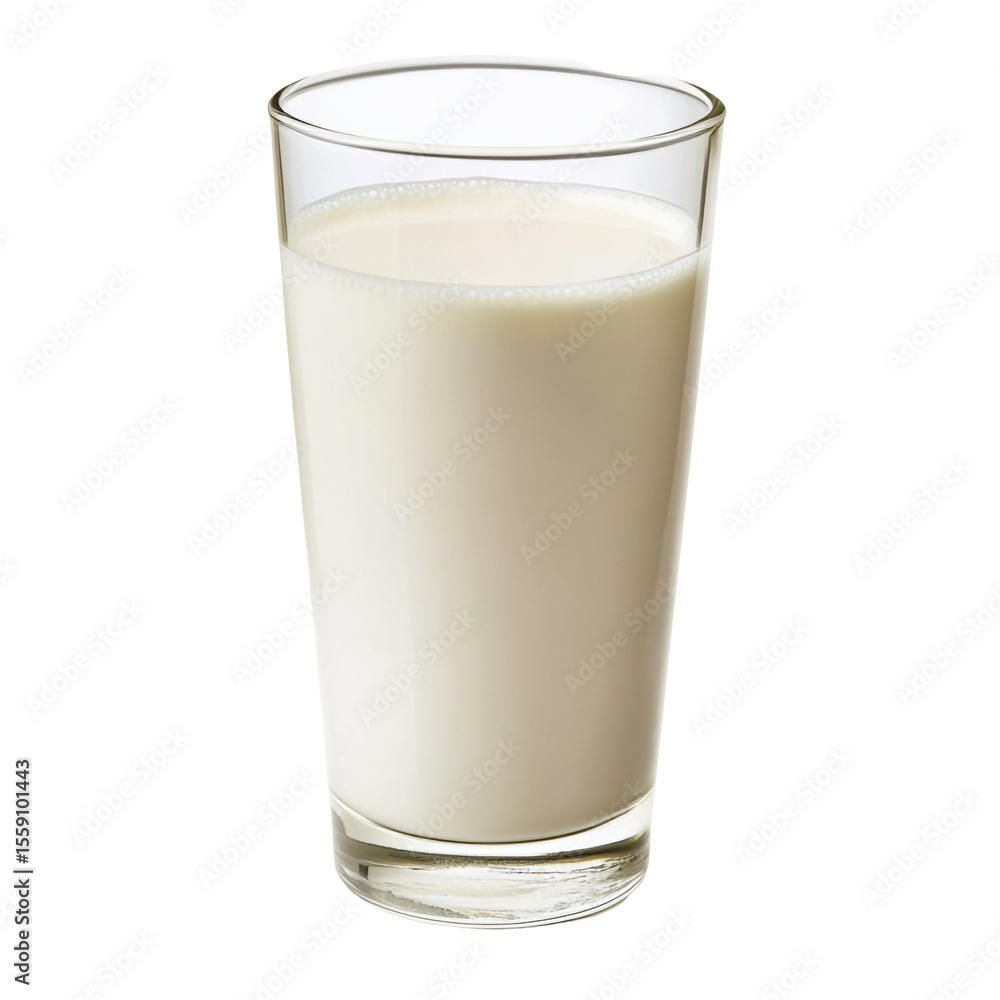 A glass of milk sits on a black background ready to be enjoyed A glass of milk sits on a black background ready to be enjoyed