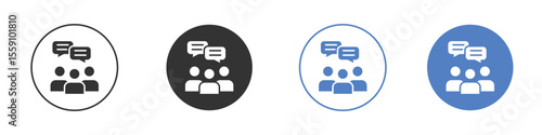 Public opinion icon