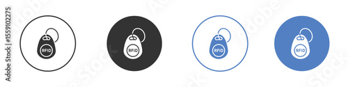 RFID key tag icon