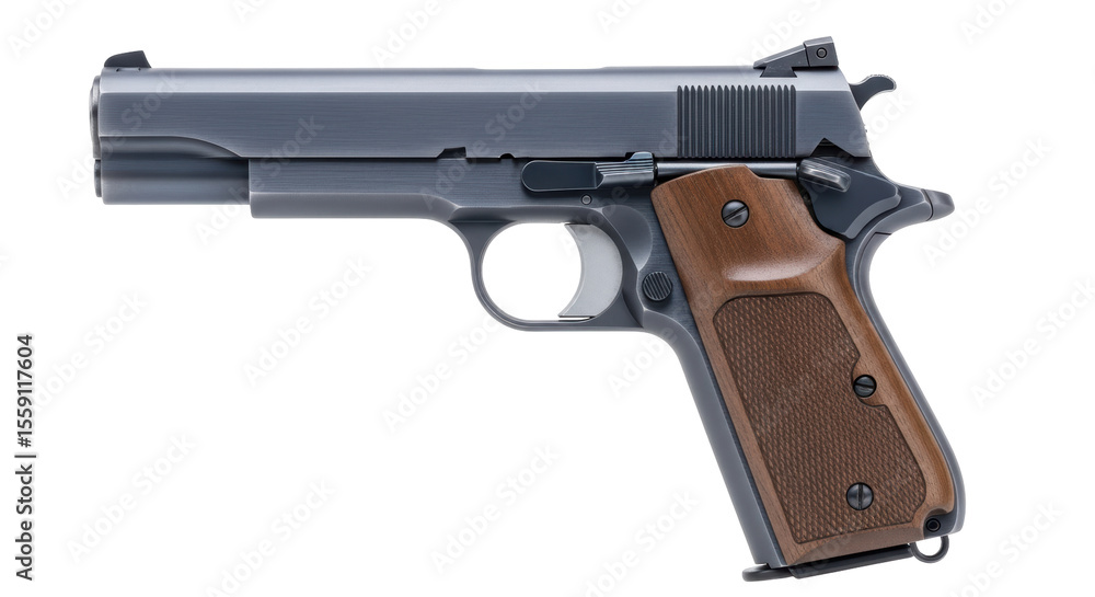 Isolated Classic Pistol Isolated Classic Pistol