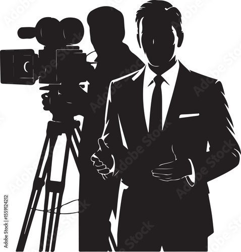 Film Director Giving Instructions

