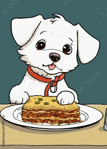 dog and cake Al