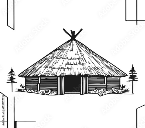 house with a roof