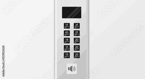 Accessible Elevator Control Panel Inclusive Design for Disability Awareness