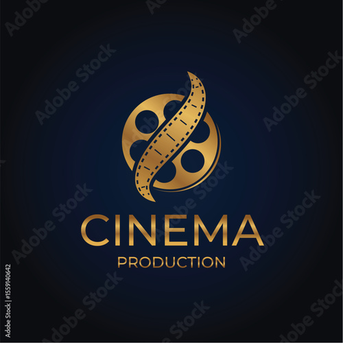 Cinema Film Production Studio Logo