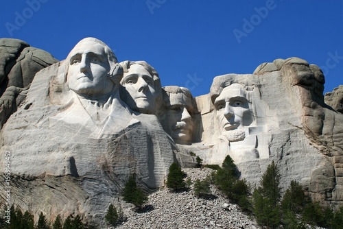 Monumental Presidents Carved into Mountain