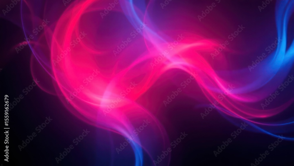 Fototapeta premium light effect red and blue 