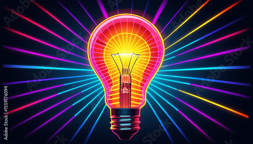 Retro Neon Light Bulb: Idea, Innovation, and Inspiration
