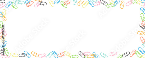 simple frame with clips. horizontal design for website poster backdrop wallpaper banner backgrounds