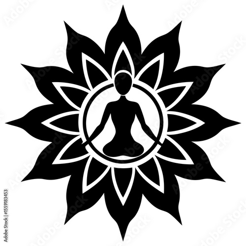 yoga lotus position