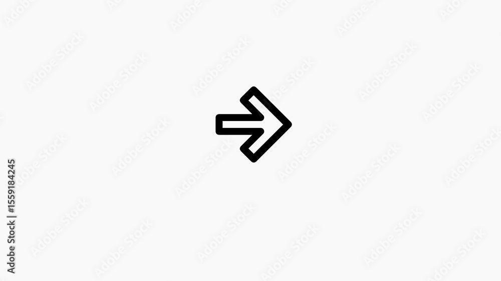 Stylish Arrow Motion Icon 4K Seamless After Effects Animation Stylish Arrow Motion Icon 4K Seamless After Effects Animation