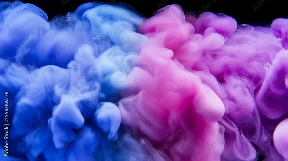 video of moving smoke in blue gradient purple and blue and pink video of moving smoke in blue gradient purple and blue and pink