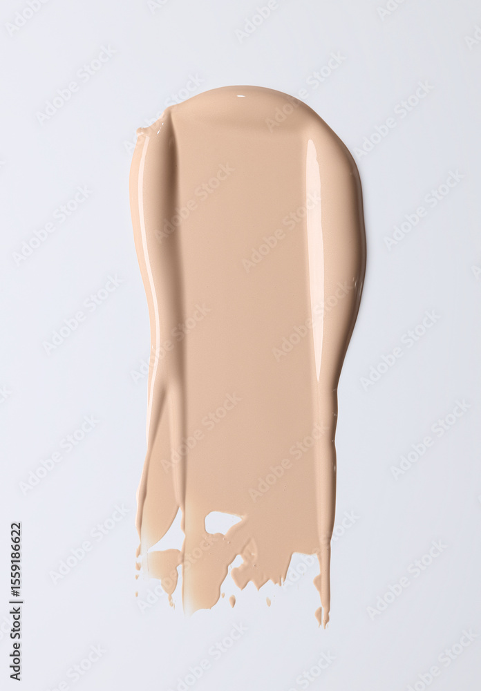 Fototapeta premium foundation smear, makeup cosmetics textures, foundation\concealer\primer swatch 