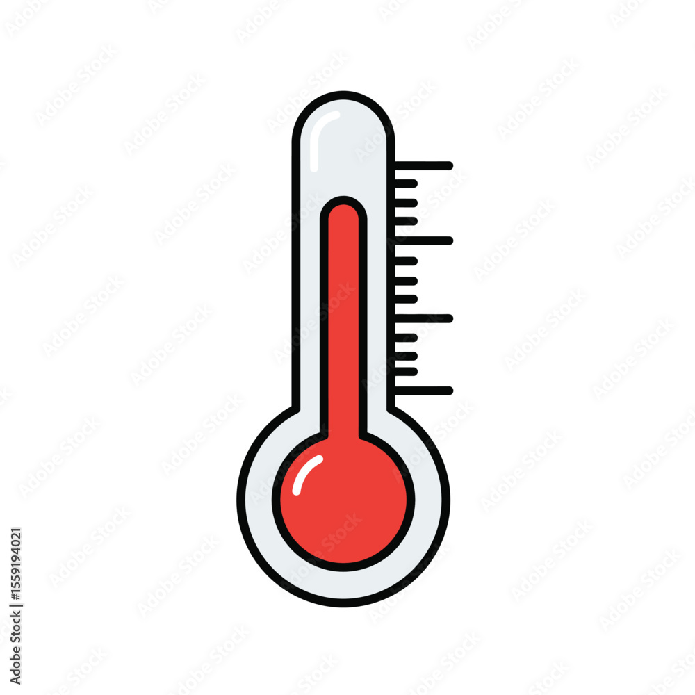 Temperature cold hot celsius fahrenheit degree measurement medical goal weather season summer winter red blue white isolated vector icon symbol illustration Temperature cold hot celsius fahrenheit degree measurement medical goal weather season summer winter red blue white isolated vector icon symbol illustration