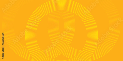 Pasta background, spaghetti abstract geometric pattern. Macaroni yellow poster. Wavy abstract pattern.