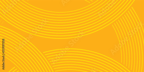 Pasta background, spaghetti abstract geometric pattern. Macaroni yellow poster. eps10 modern.