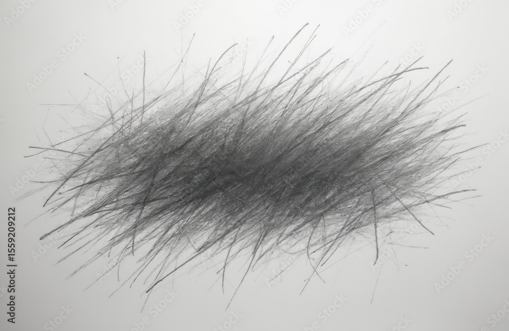 Fototapeta premium Grayscale pencil doodles on paper background texture. Abstract lines form messy artwork drawing. Graphite strokes, artistic composition, creative design, pastel color palette, handmade element, art