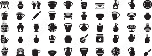 Pottery equipment and vessels ceramic vase