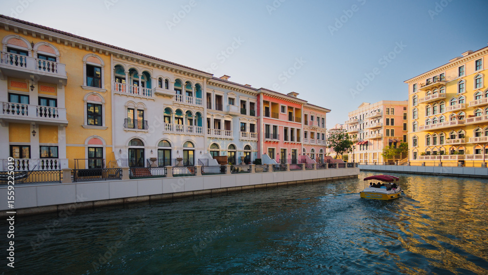 Fototapeta premium Qanat Quartier in Qatar