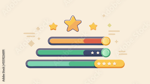 Light cream background with vertical reward tier b