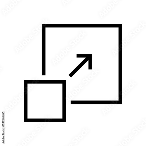 Scalability and Flexibility concept icon