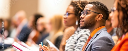 Diverse Audience at Conference, Education , Meeting