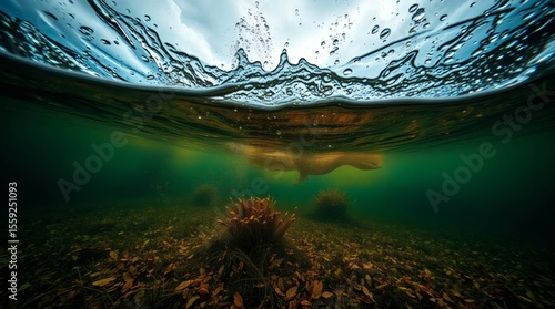 reflections in water