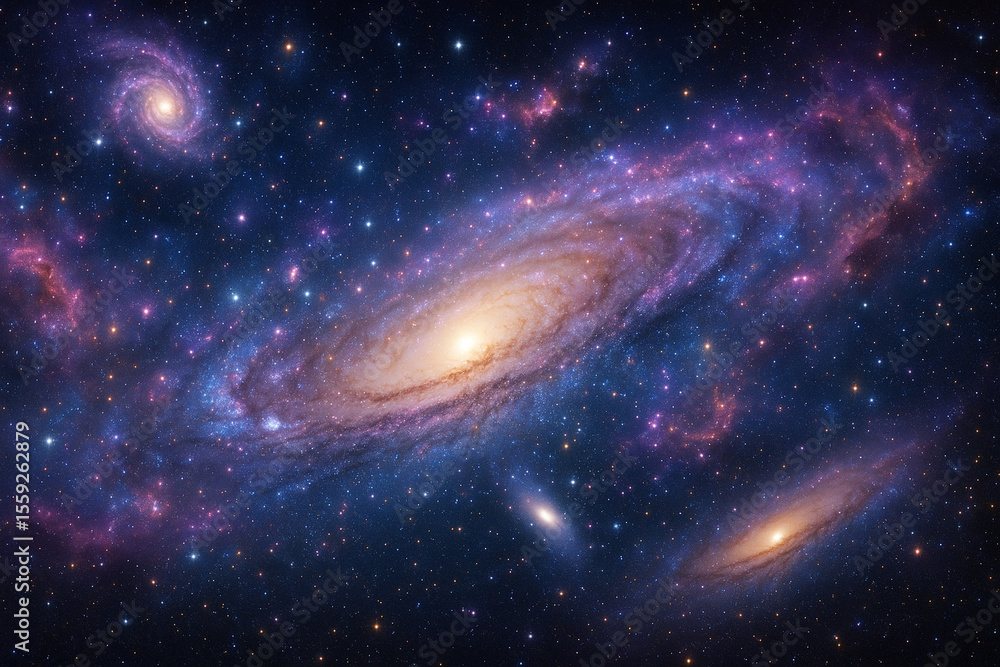 Naklejka premium galaxy