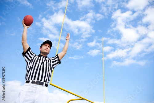 Referee: Ref Signals a Touchdown