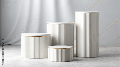 Wallpaper Mural White metal heating radiator mounted on wall in empty room interior Torontodigital.ca