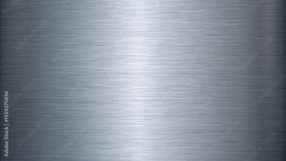 A closeup of a brushed metal surface with a horizontal grain pattern